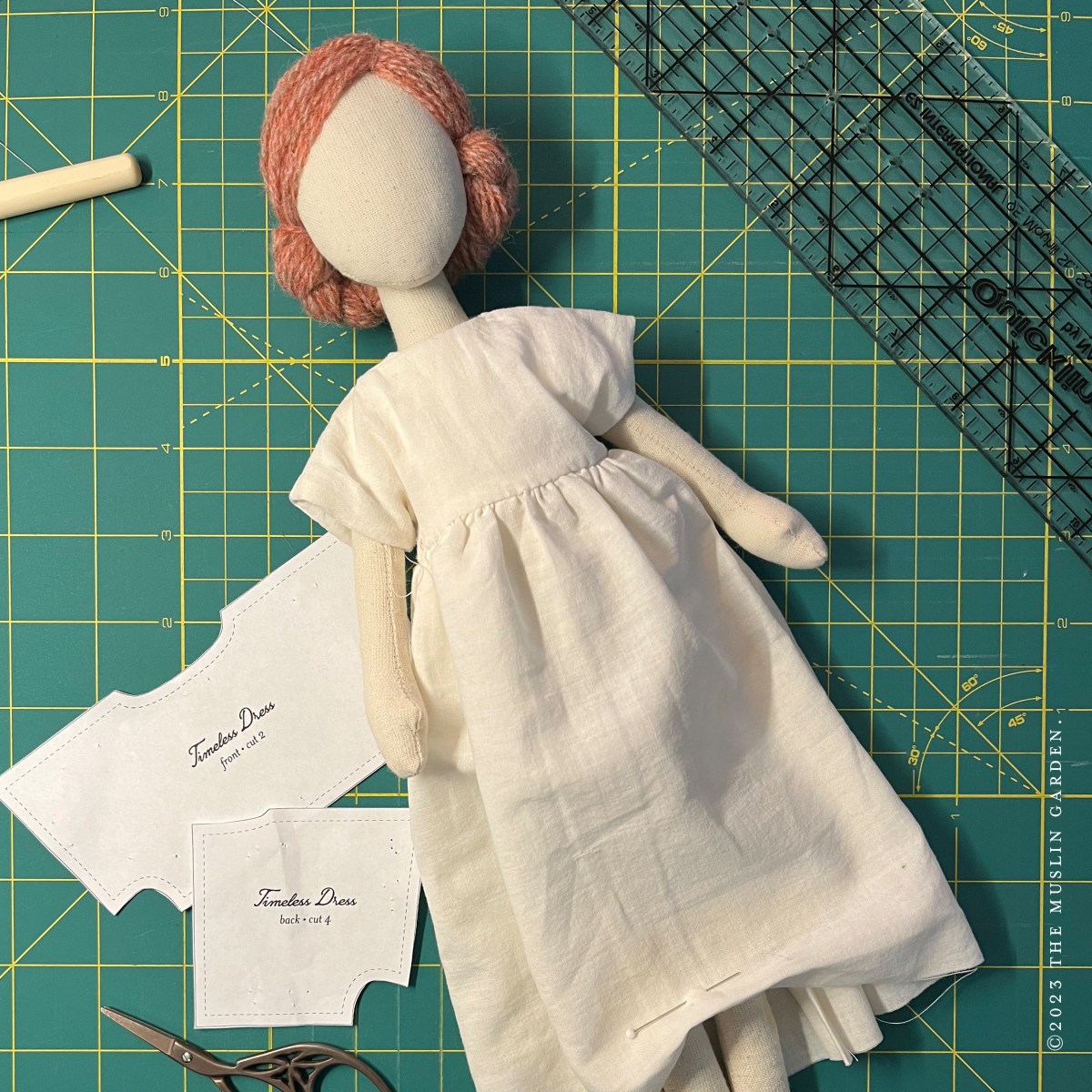 Making My Own Patterns — A Doll Muslin – THE MUSLIN GARDEN